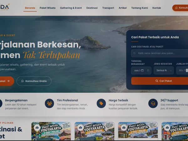 Tampilan Voda Tour & Event